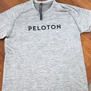 Peloton Heather Gray Performance Tee